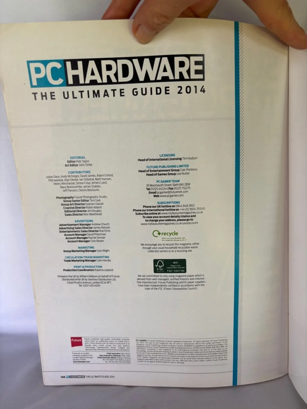 PC HARDWARE THE ULTIMATE GUIDE 2014 - PAPERBACK PC